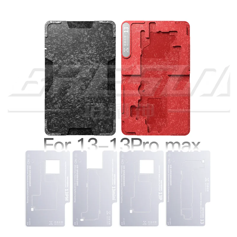

Qianli iPhone CNC материнская плата Интегрированная Оловянная посадка позиционирование средней платформы инструмент для X XS XR 11 12 13pro max Оловянная п...