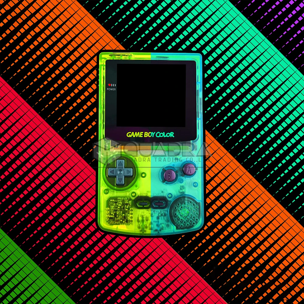 

2021 NEW Color Shell Refurbished GBC Console High Back Light Video Games Handle for Gameboy Color