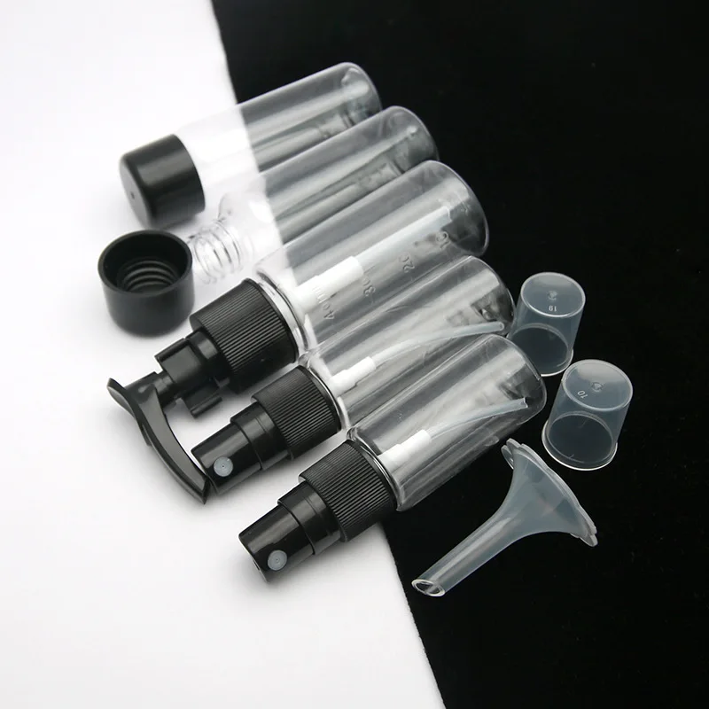 

7 шт./набор, пластиковые бутылки для косметики