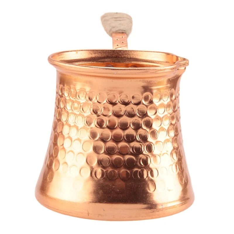 

Turkish Coffee Pot Coffee Maker Moka Pot 3 Person 200 ML Copper Handmade High Quality Decorative Gift Accessory