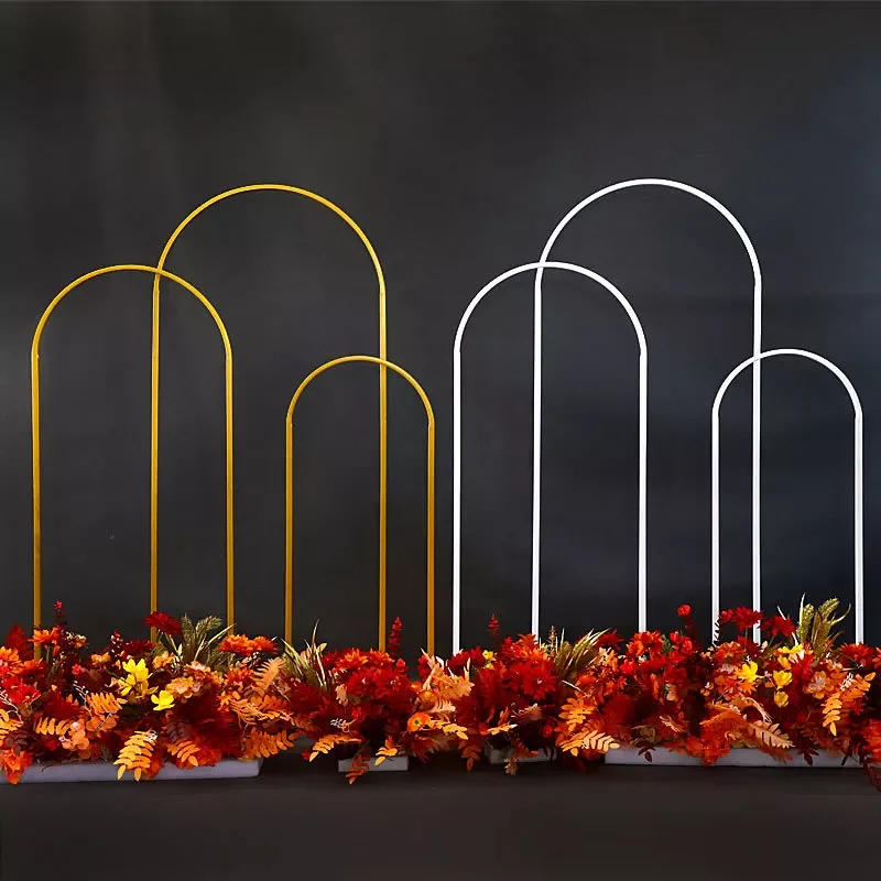 

NEW Wedding Arch Wrought Iron Flower Frame Stand Balloon Stand Wedding Arrangement Backdrop Props Stage Decoration Balloon Bow K