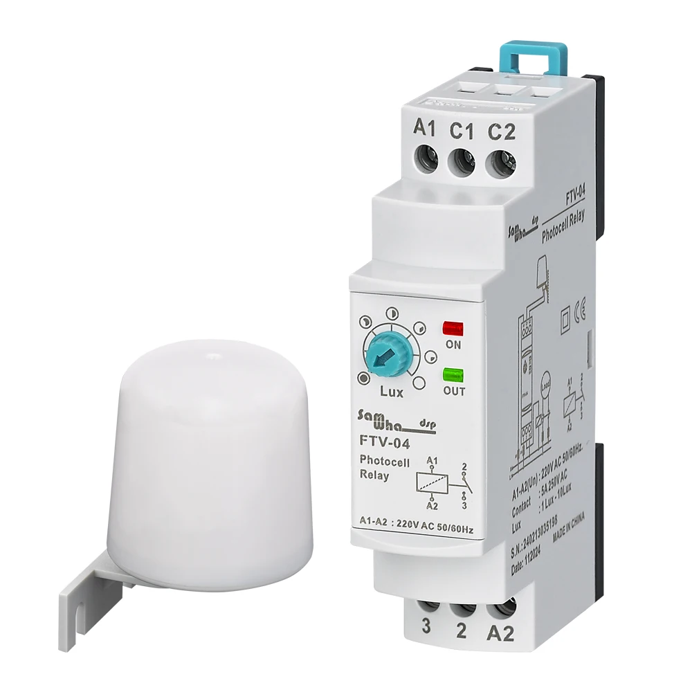 

Реле фотоэлемента Samwha-Dsp FTV-04