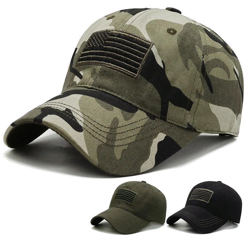 

Flag Embroidery Hat Thin Blue Line Flag Low Profile Tactical Hats Embroidered Cap Outdoor Sport Cycling Running Hats