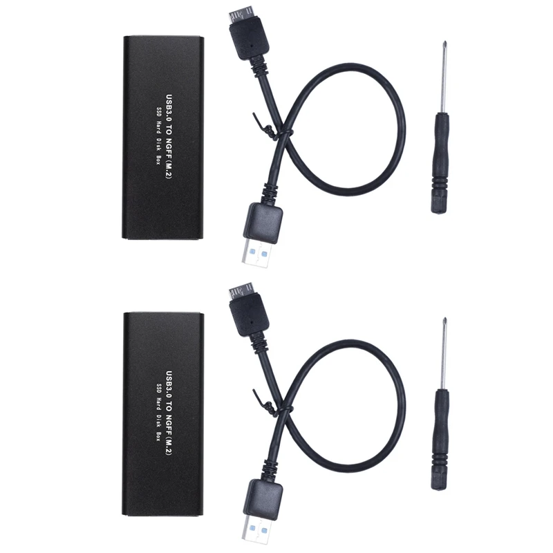 

2X M.2 Sata Ssd To USB 3.0 External Ssd Reader Converter Adapter Enclosure With Uasp