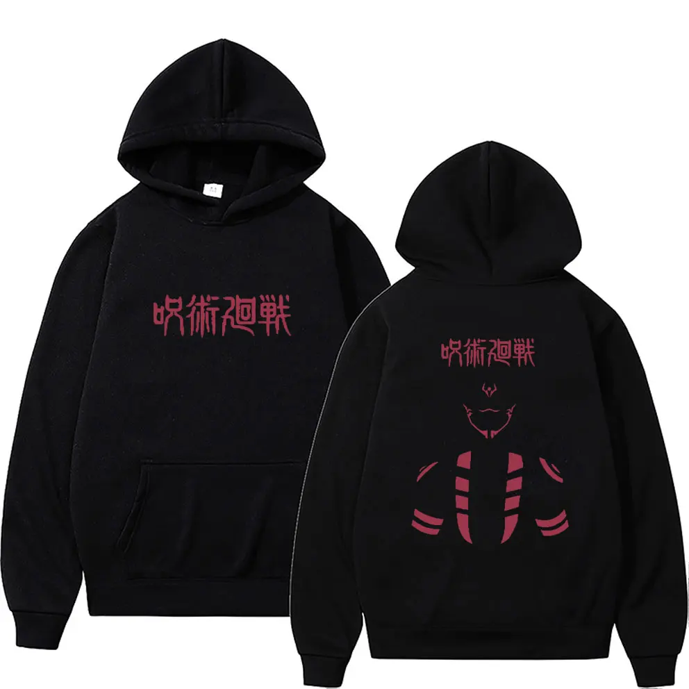 

Limited Men Women Manga Loose Hoodie Japanese Anime Jujutsu Kaisen Itadori Yuji Ryomen Sukuna Sweatshirt Unisex Casual Hoodies