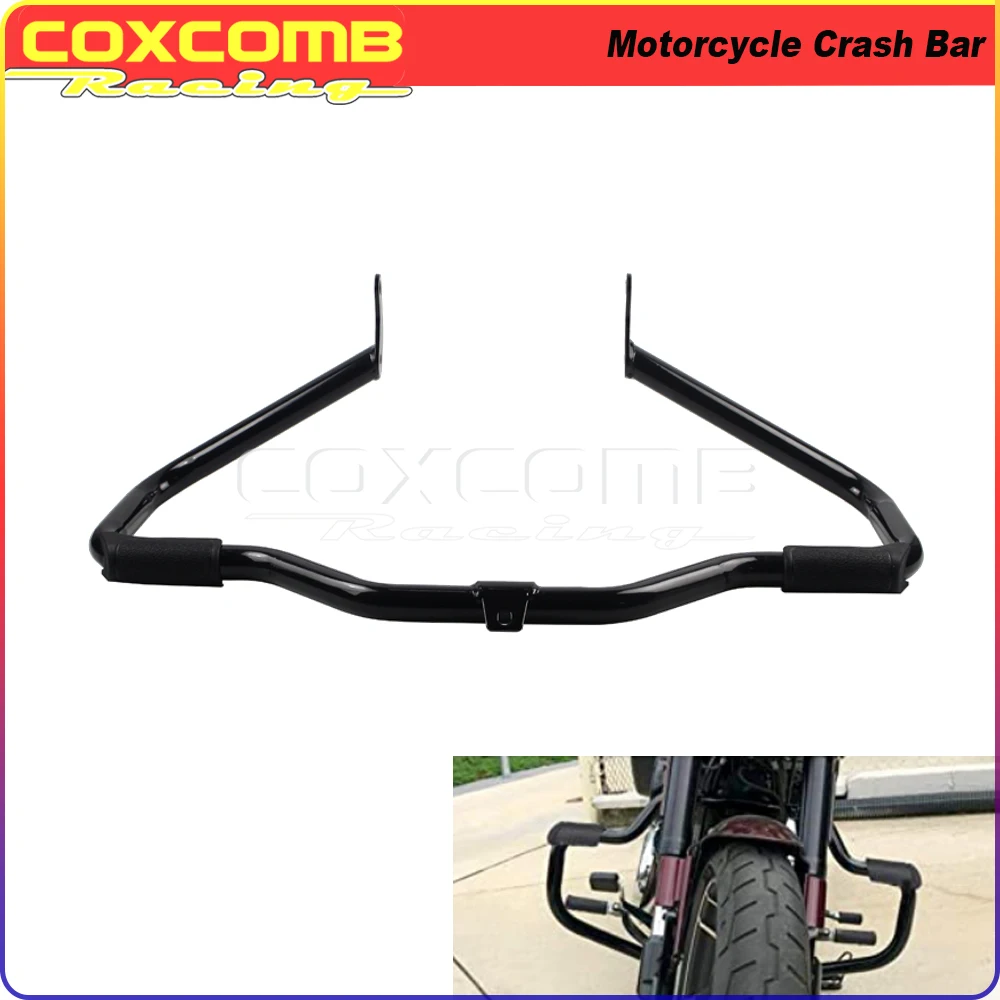 Передняя защита двигателя мотоцикла для Harley Softail Heritage Deluxe Slim Classic Fat Boy FLSTF 2000-17