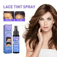 30ml lace tint spray adhesive brown bond glue for lace wigs hair dye color spray does not hurt hair spray hair coloring tools