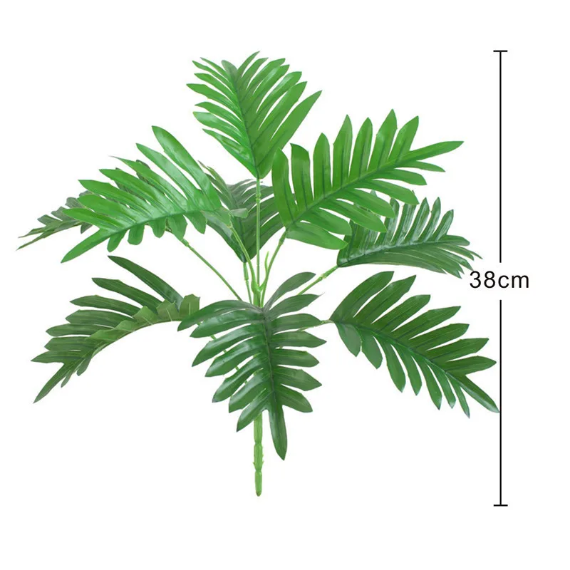 

Artificial Plant Fake Green Leaves Grass Arrangements Potted Party Plastic Leaves Simulation Plant Living Room Decor Ornament