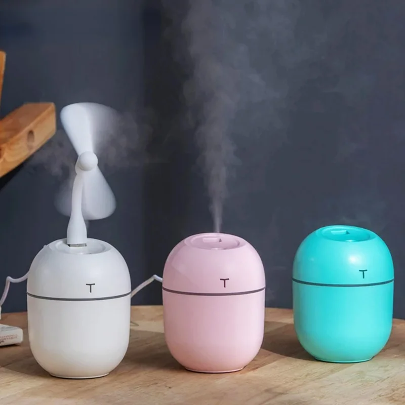 

kindream 220ml Mini Air Humidifier Purifier Car USB Aroma Essential Oil Diffuser Led Light Ultrasonic Mist Maker Home Appliance