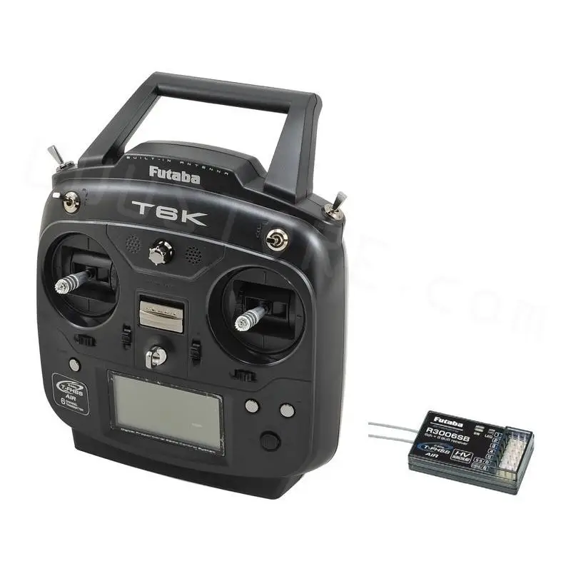 Передатчик Futaba T6K V3, 2,4 ггц, 8 каналов, с R3006SB стандартом, ресивер Air Combo для самолета, вертолета, планера, радиоуправляемая модель