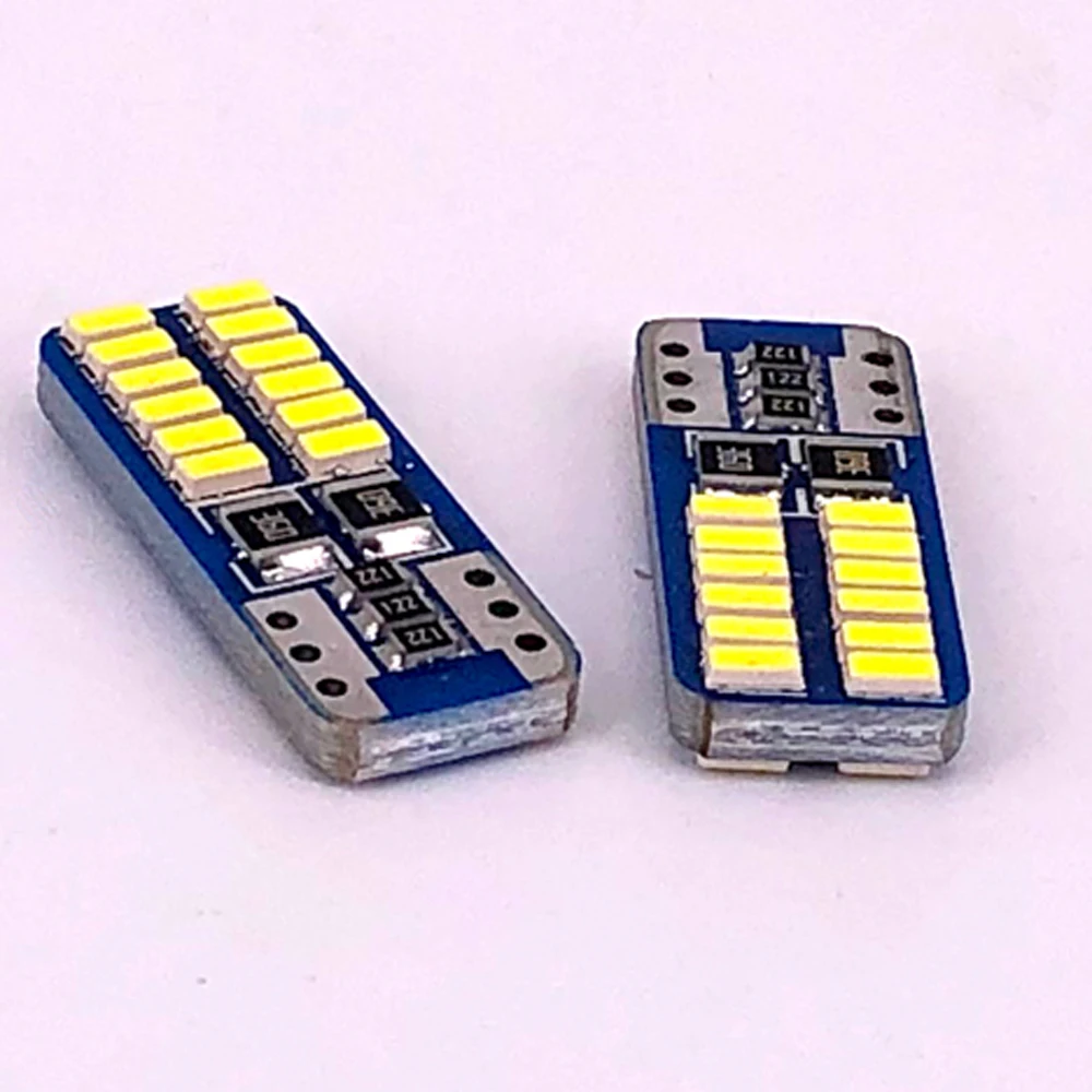 

20PCS Car LEDs Light T10 168 W5W 24 LED 3014 Clearance Lamp Parking lamps Side Lights DC12V