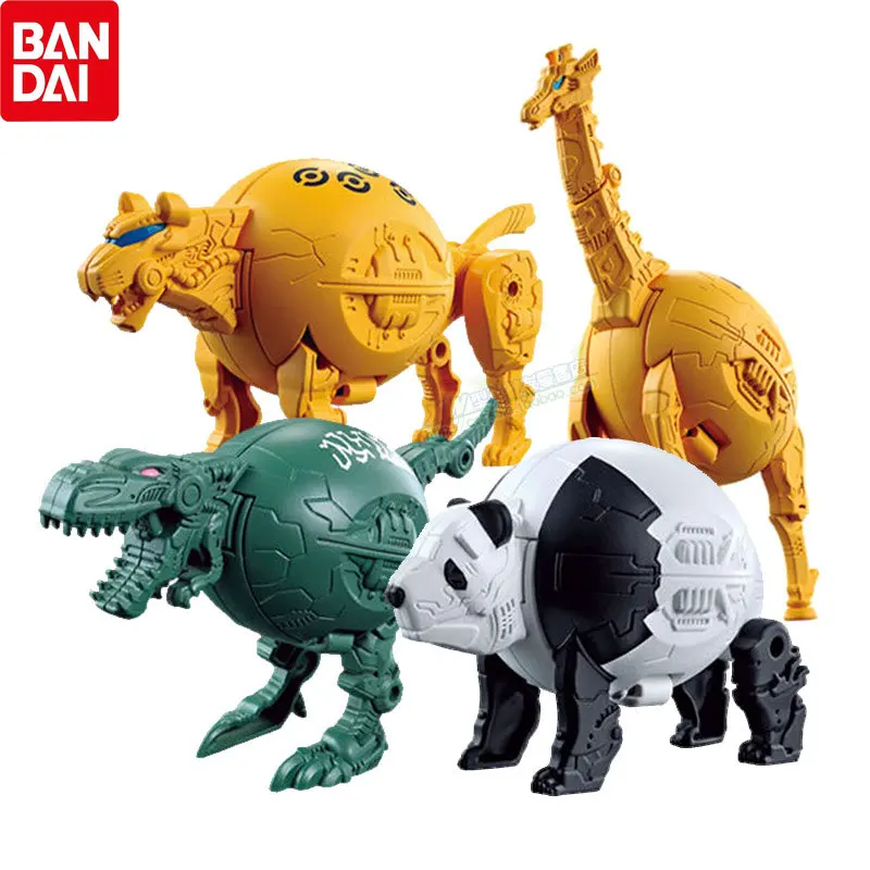 

BANDAI Deformed Egg Tyrannosaurus Rex Panda Giraffe Tiger Amoebula Gashapon Anime Action Figure Model Kids Toy Gift Boy Toy