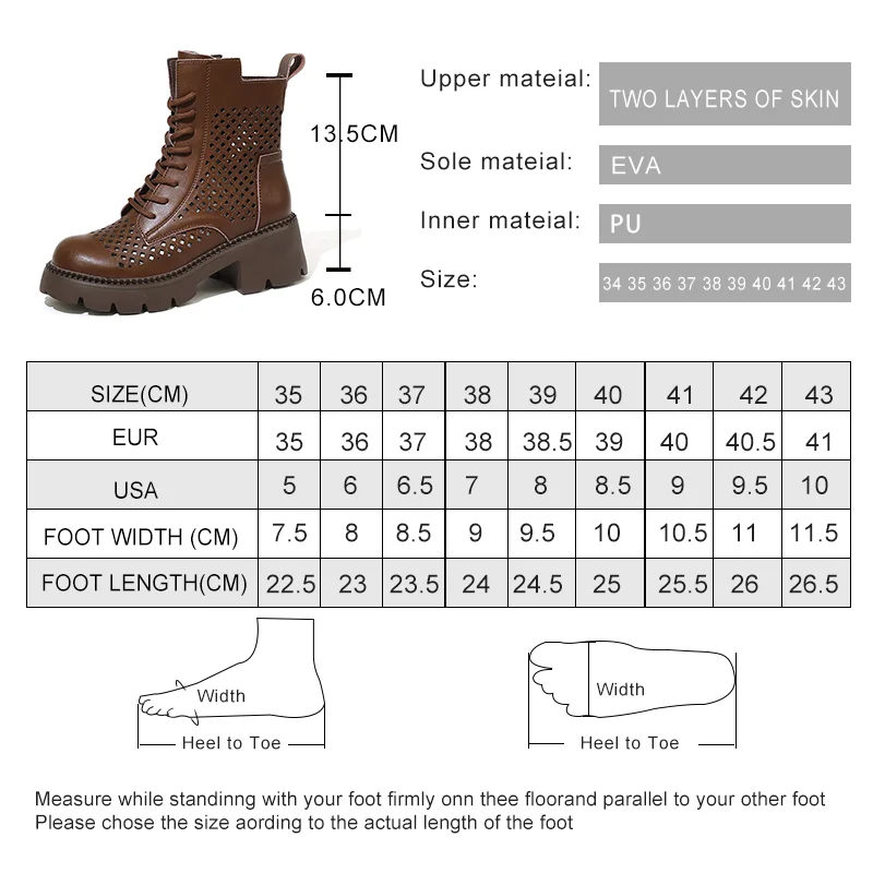 AIYUQI Cool Boots Female Genuine Leather 2023 New Hollow Out Summer Boots Female Retro Mesh Ankle Boots Female