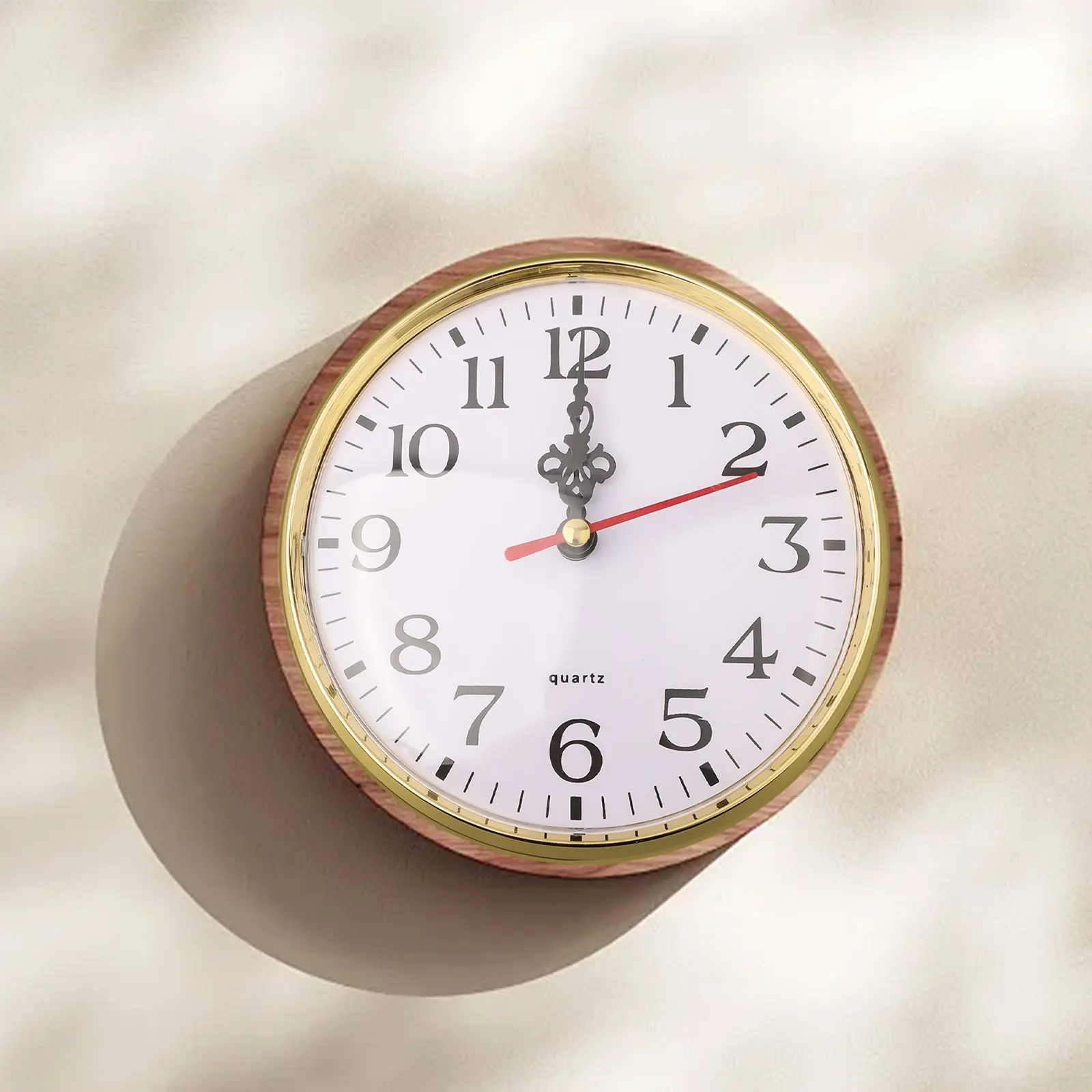 DIY кварцевые часы вставка золото легкая замена 90-110 мм диаметр установки