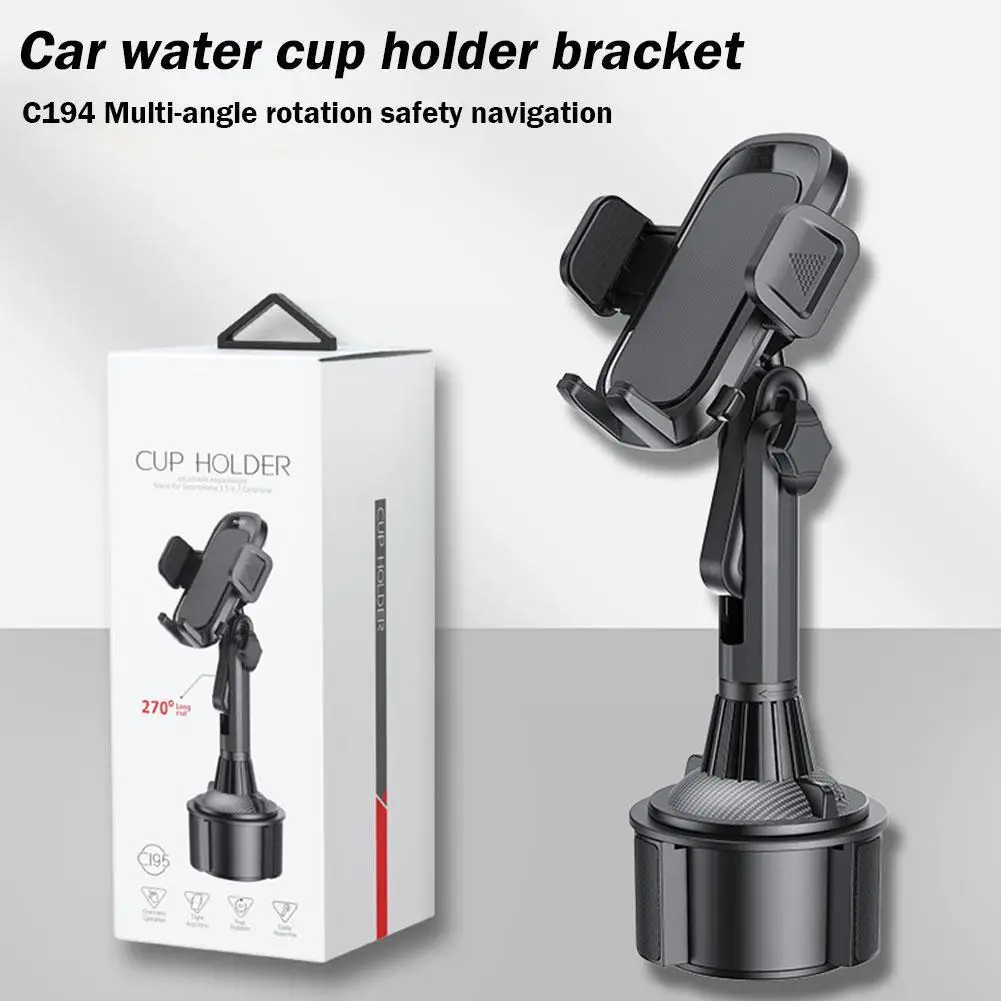 

Car Water Cup Holder ABS Upgrade Version Phone Mount Universal Adjustable Rotatable Gooseneck Bracket 360 Cradle L0H9