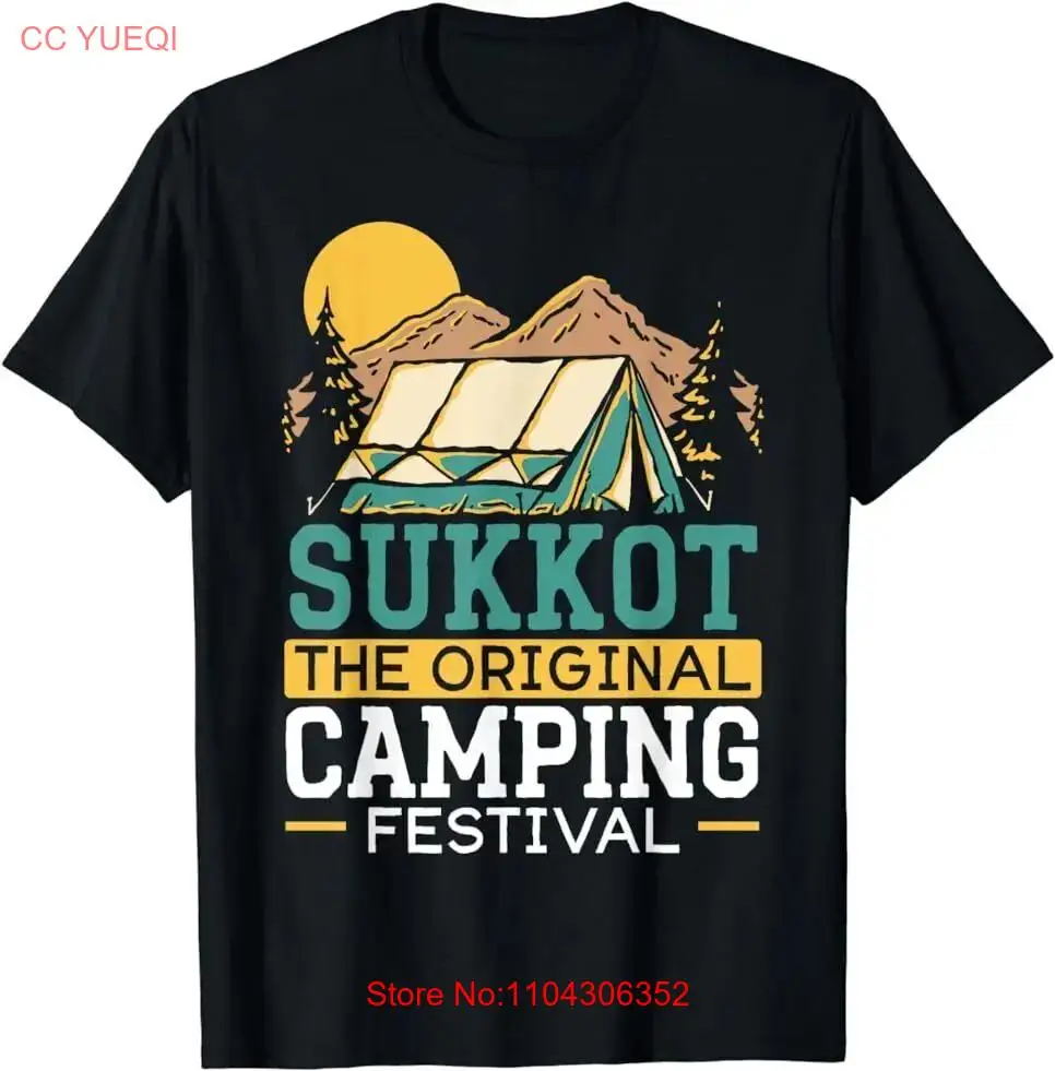 Sukkot Оригинальная футболка с Израильским днем для фестиваля кемпинга размер S-5XL