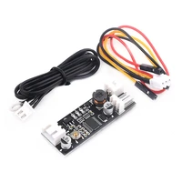 single 12v 0 8a dc pwm 2 3 wire fan temperature control speed controller chassis computer noise reduction module ntc b 50k