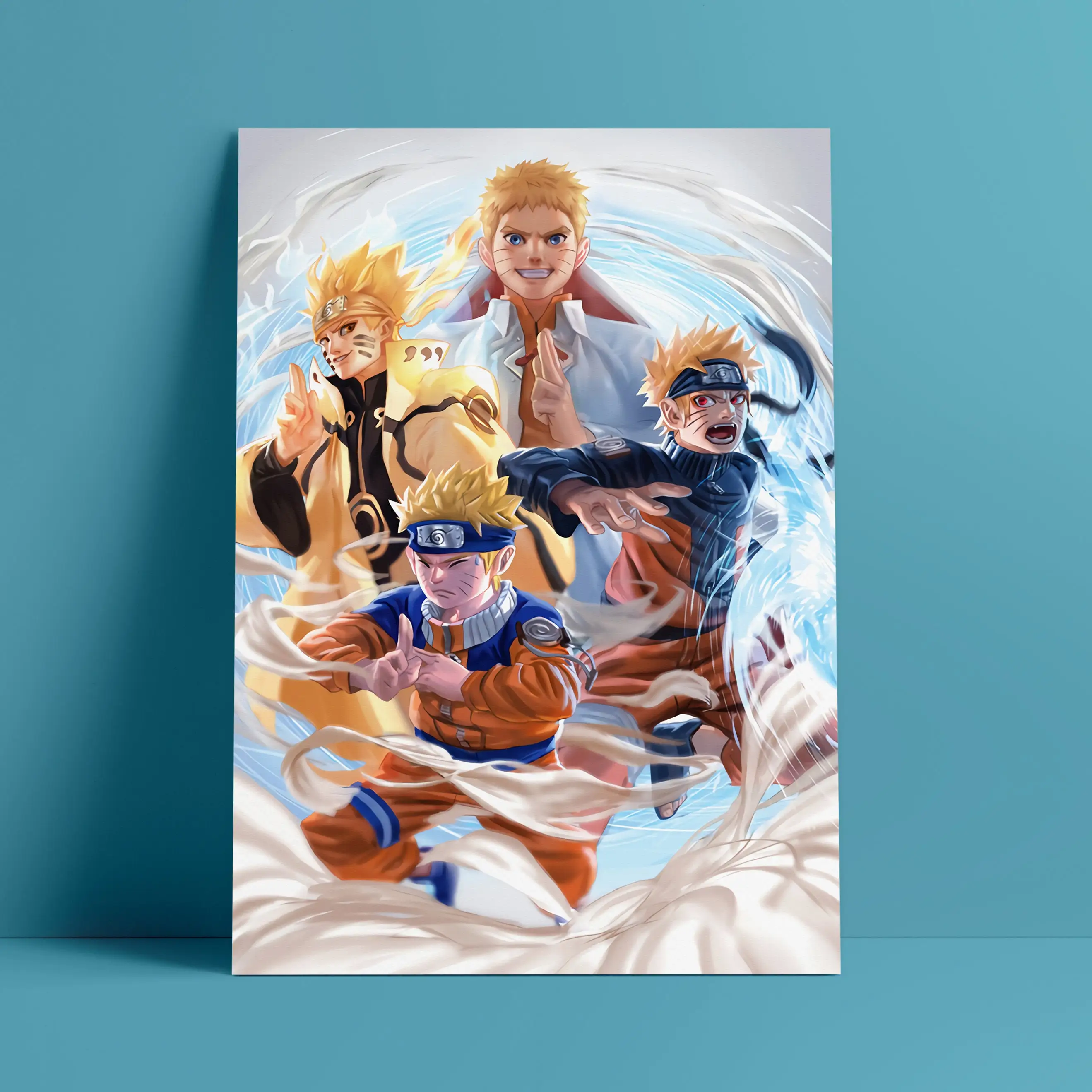 

Japanese Anime Naruto Uzumaki Naruto HD Poster Canvas Painting Living Room Bedroom Wall Modern Home Decoration Children's Room