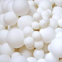 5 36inch matte pure white latex balloons wedding birthday party xmas balloon arch garland decor baby shower helium balls globes