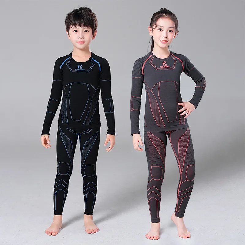 

Searipe Ski Thermal Underwear Boys Girls Sweat Absorbing Quick Dry Warm Breathable Soft Snowboarding Outdoor Sports For Children