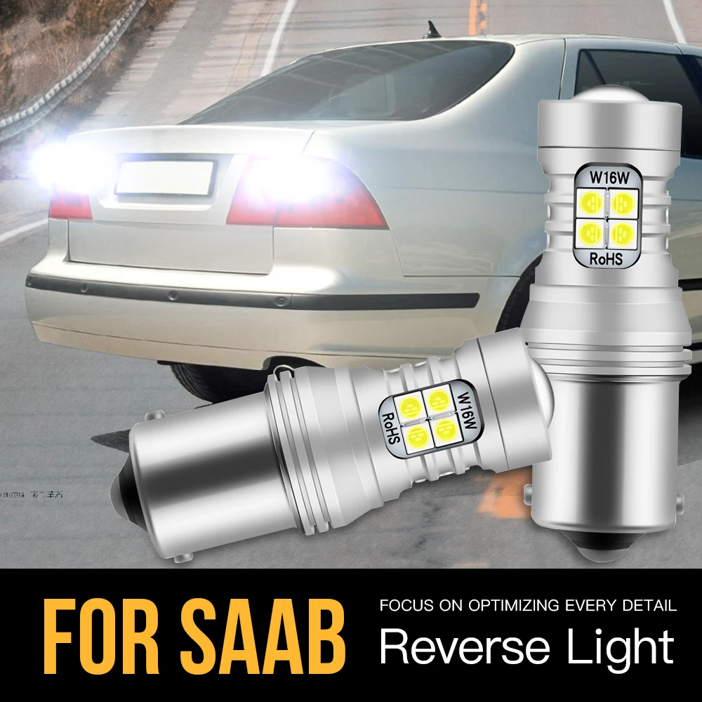 

2pcs P21W BA15S 1156 7506 Canbus Error Free LED Reverse Light Blub Backup Lamp For SAAB 9000 900 9-3 9-5