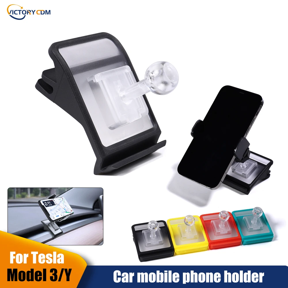 

Car Mobile Phone Holder For Tesla Model 3 Model Y 2018-2021 Air Outlet Mount GPS Stand Solar Bracket Universal Car Acessories