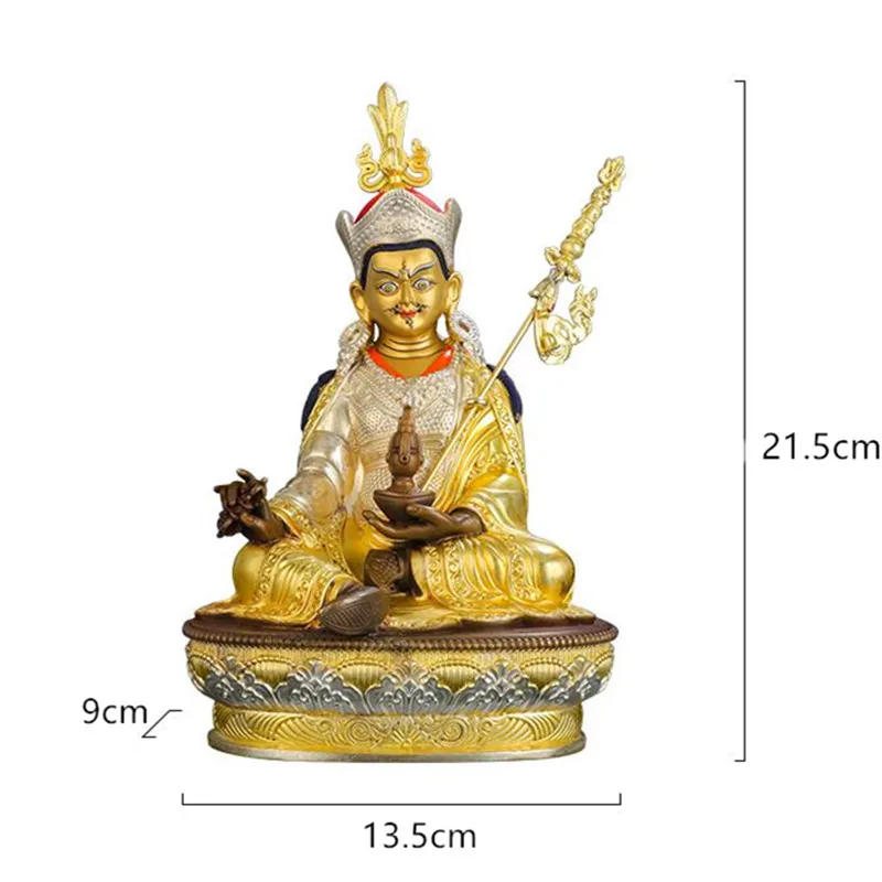 Статуэтка Бодхисаттва из чистой меди 21 5 см