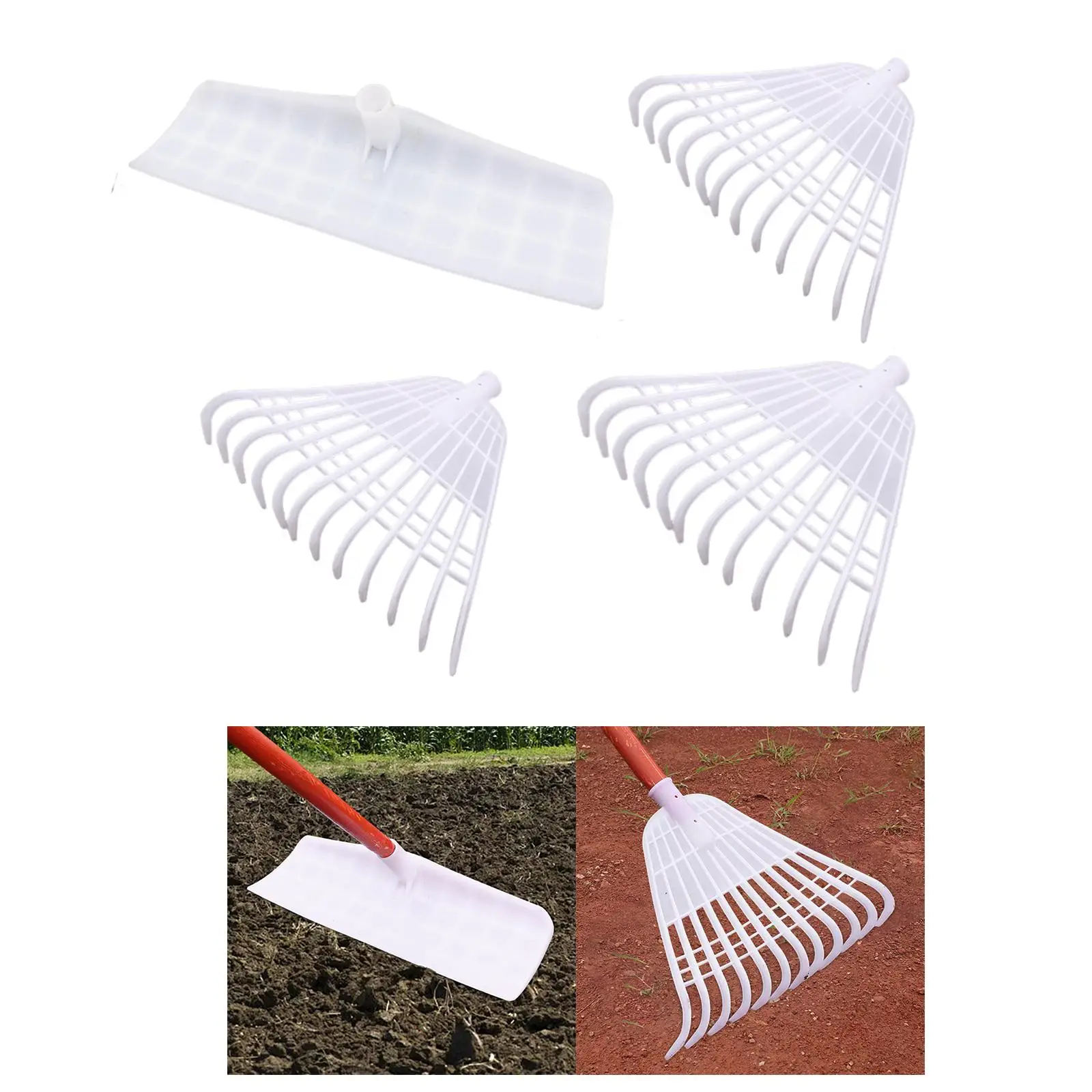 

Camp Rake Detachable Leaf Rake Garden Rake Shrub Rake for Courtyard Flower Beds Cultivating Loosening Soil and Spreading Lawns