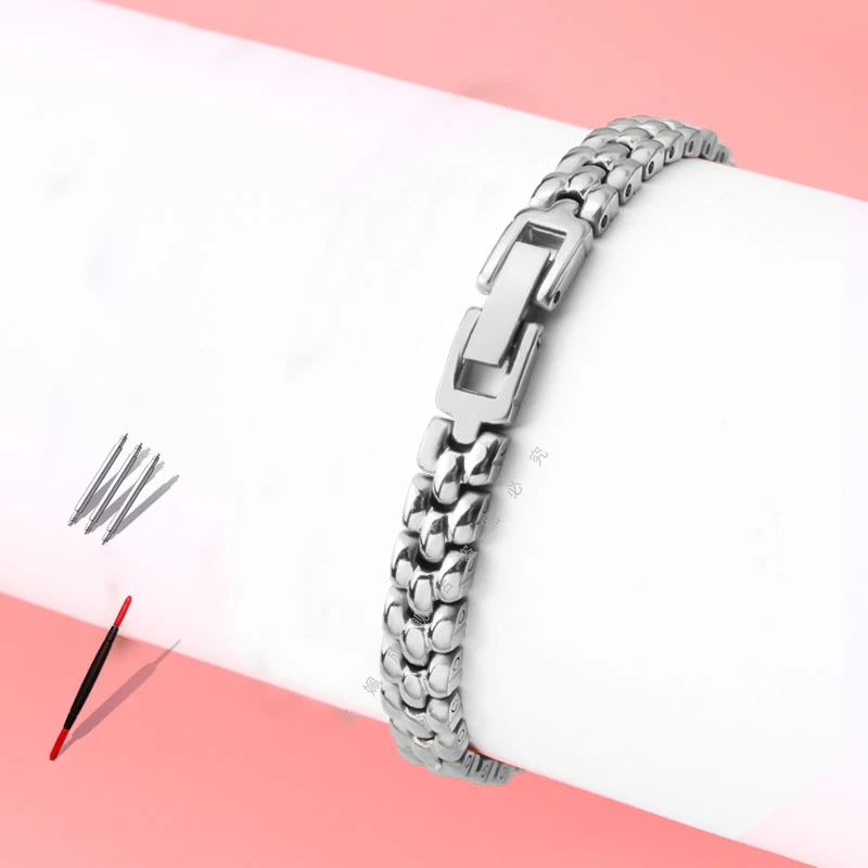 Small size Mesh Watch Band Watch Milanese Strap 6mm 8 10 12 14 15 16mm 18mm 20mm Women Steel Watch Strap Tools