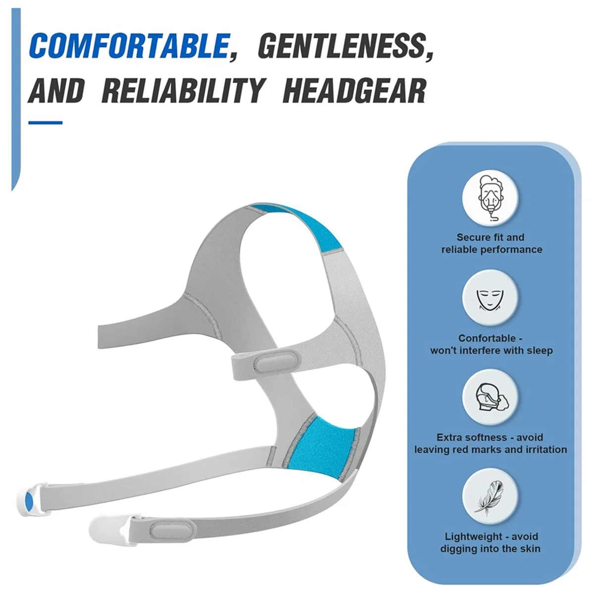 Головные уборы CPAP Air Fit N20 3 упаковки сменные головные для полнолицевой маски ResMed —