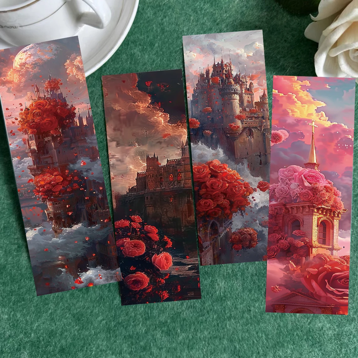 Закладки для книг в виде цветов 30 шт