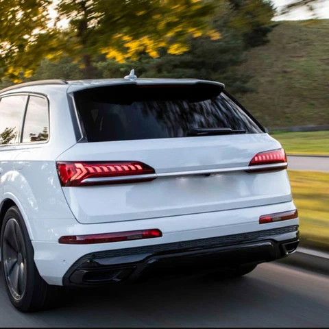 Для Audi Q7 2016-2022, европейская версия, отражатель заднего бампера, фонарь заднего хода, стоп-сигнал поворота, противотуманная фара с лампочками 4M0945095 4M0945096