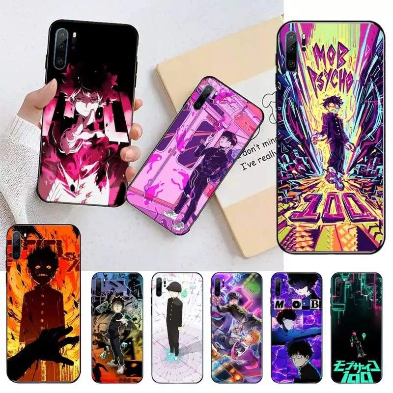 

Mob Psycho 100 Japan anime Phone Case For Huawei honor Mate 10 20 30 40 i 9 8 pro x Lite P smart 2019 Y5 2018 nova 5t