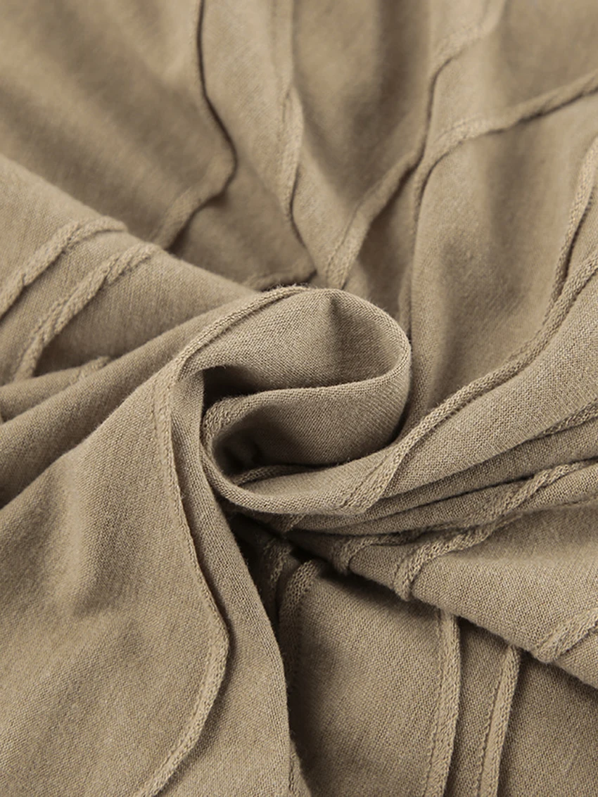 Женская ночная рубашка с длинным рукавом Marthaqiqi свободная широкими штанинами