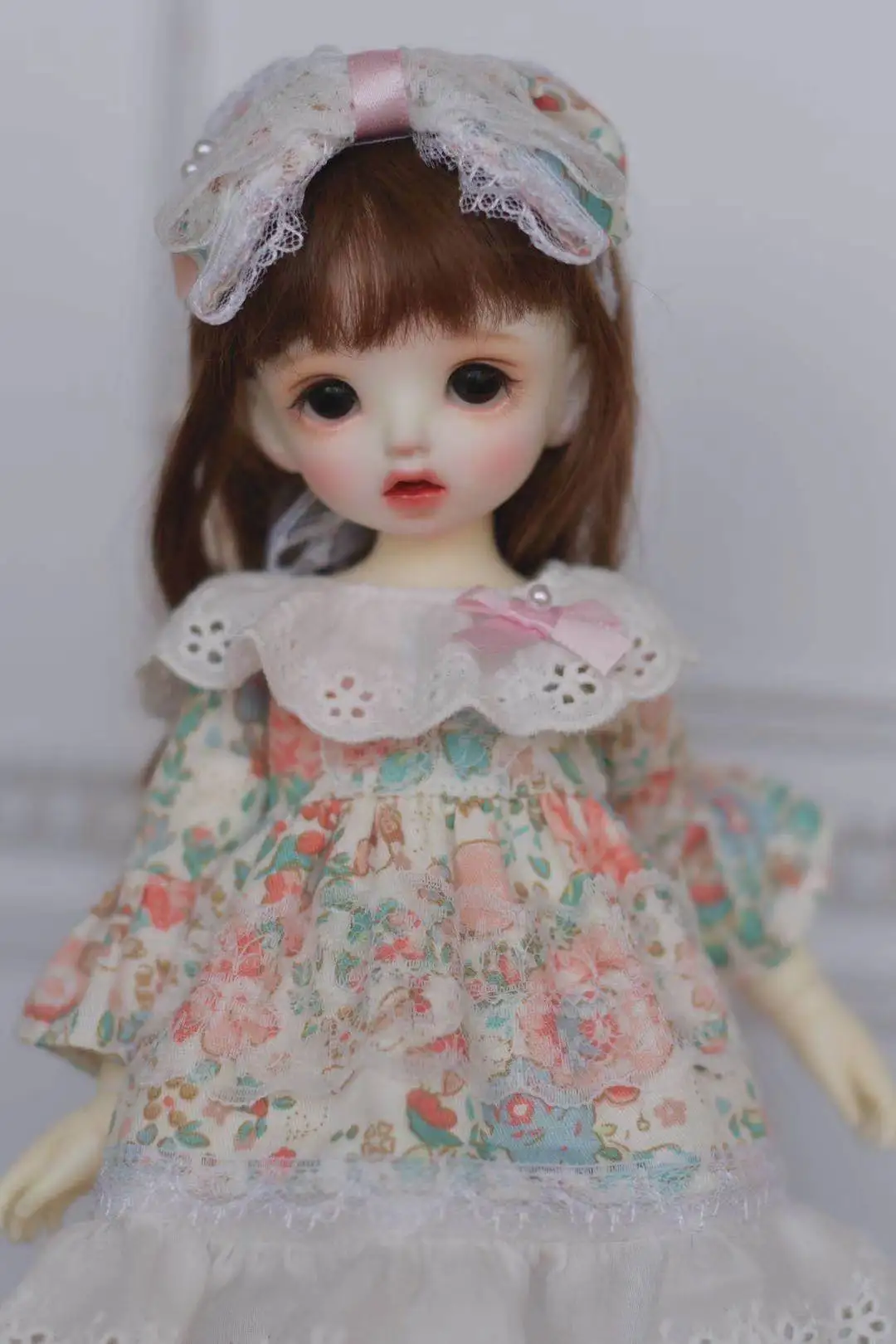 

New in Blythe clothes 1/6 30cm Pink Small flowers skirt bjd toys cloth