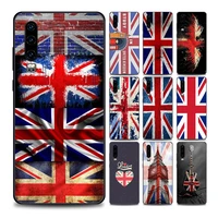 flag united kingdom london phone case for huawei p10 lite p20 pro p30 pro p40 lite p50 pro plus p smart z soft silicone