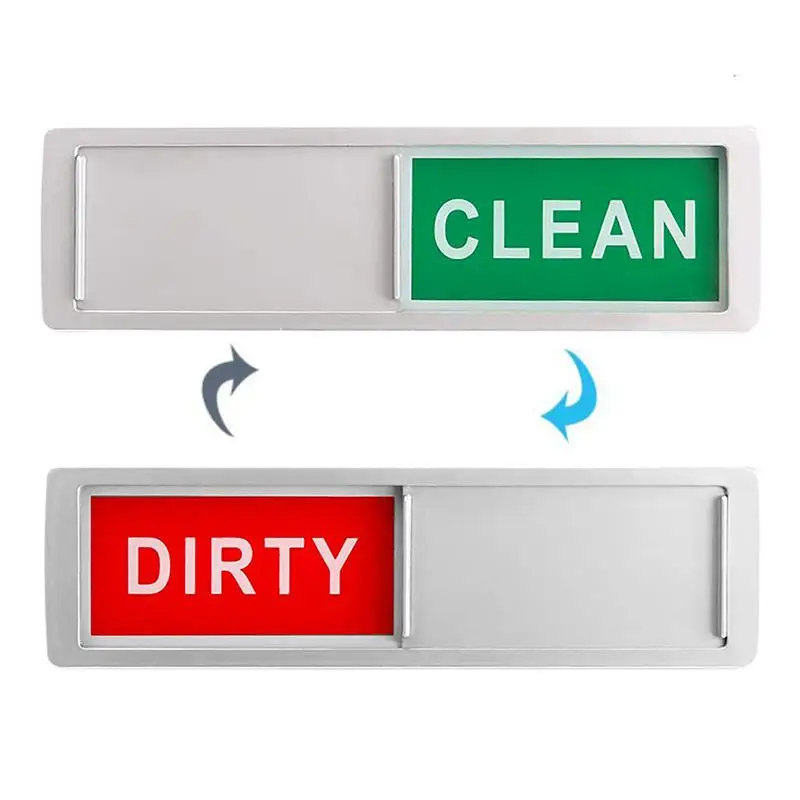 

Dishwasher Magnet Clean Dirty Sign Adhesive Sticker For All Surfaces Strong Magnet Sign For Kitchen Dish Washer Refrigerator