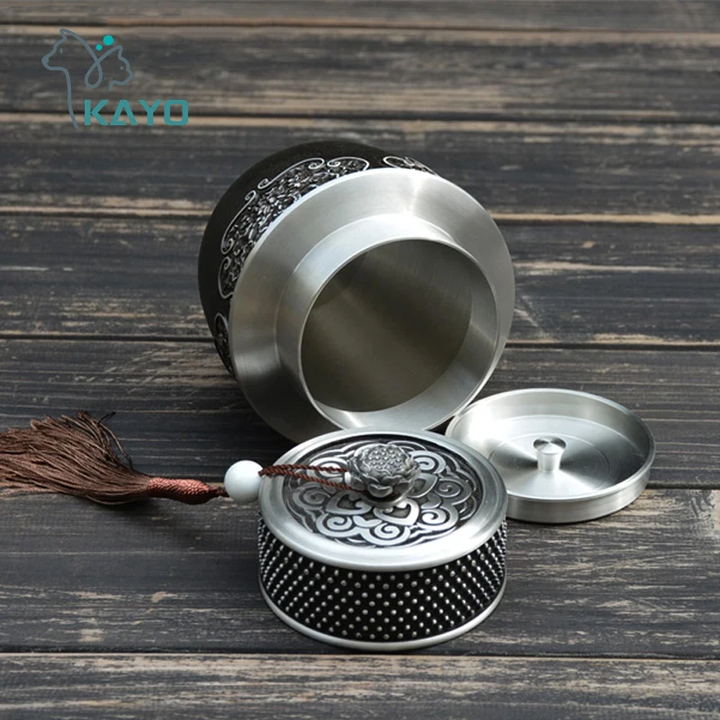 Урна из чистого олова урна для людей большой емкости кремации эргономичная