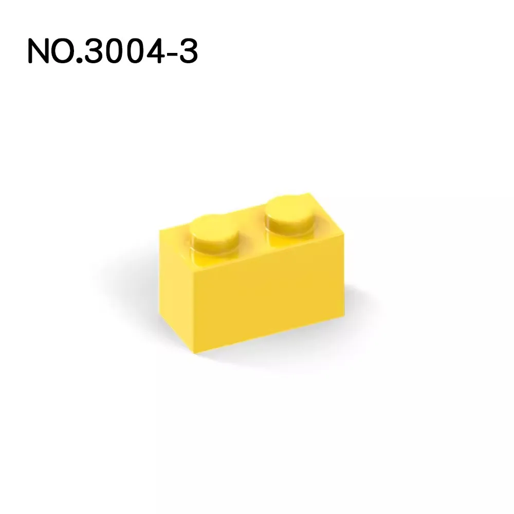 50 шт. детали MOC 3004 кирпич 1x2 совместимые кирпичи DIY сборные строительные блоки