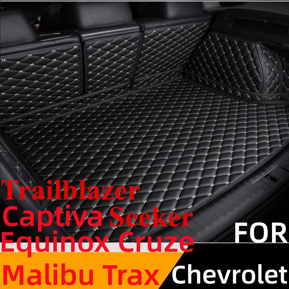 

Sinjayer Car Trunk Mat Tail BootPad Carpet Cargo Liner For Chevrolet Cruze Captiva Trailblazer Equinox Malibu Camaro Seeker Trax