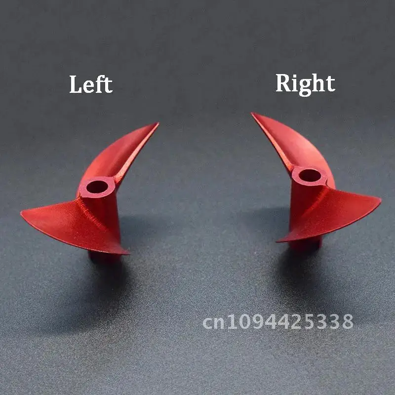 4 76 мм 3/16 дюйма 2-лопастной пропеллер с ЧПУ P1 9 красная алюминиевая опора