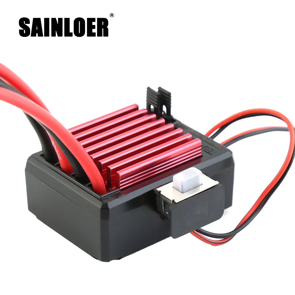 

SAINLOER Waterproof 60A/80A brushed ESC for Tamiya 103BK 108BK Climbing Car and Boat Model