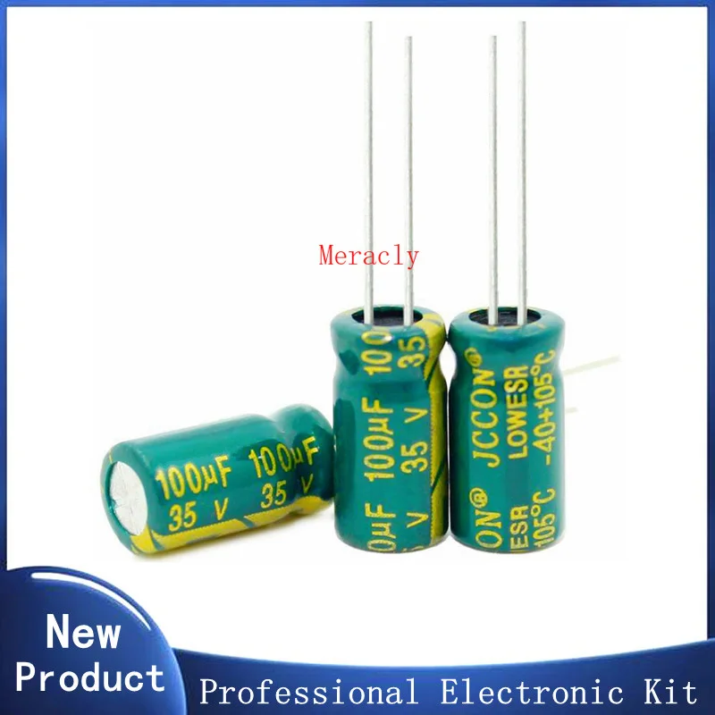 

1000pcs 35V100UF High frequency low resistance Electrolytic Capacitors 6*12 best quality New origina 100UF 35V high quality