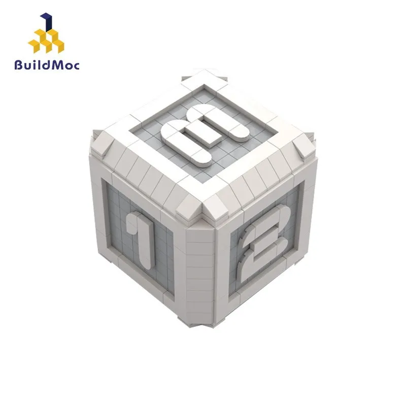 

BuildMoc Creative Ideas Cubes Blocks Dice MOC Game Dices Model Bricks Buildings MOC Ideas Toys For Children Kids DIY Gifts