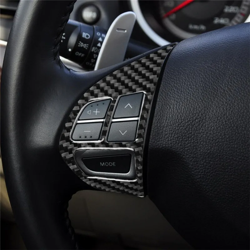 Черные наклейки из углеродного волокна для салона автомобиля декоративные