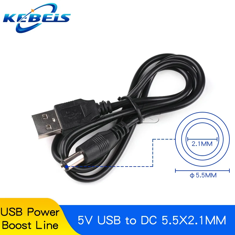 

KEBEIS USB повышающий адаптер 5В в 9В/12В 2.1x5.5мм