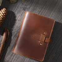 retro genuine leather loose leaf journal set a5 a6 portable planner diary agenda 200p lined paper notebook free shipping