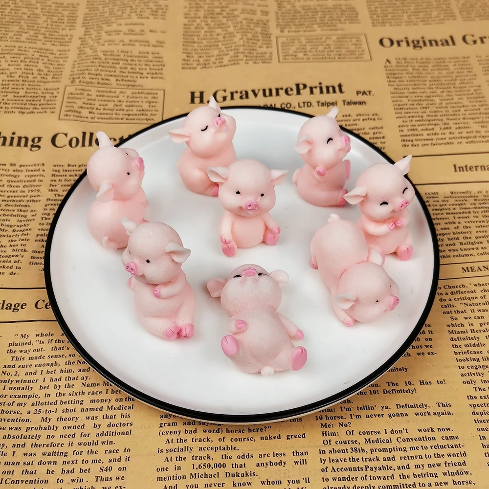 

3D Animal Cute Pig Shape Piggy Soap Candle Mold Silicone Mold Plaster Aroma Gypsum Mould DIY Handmade Crafts Molds