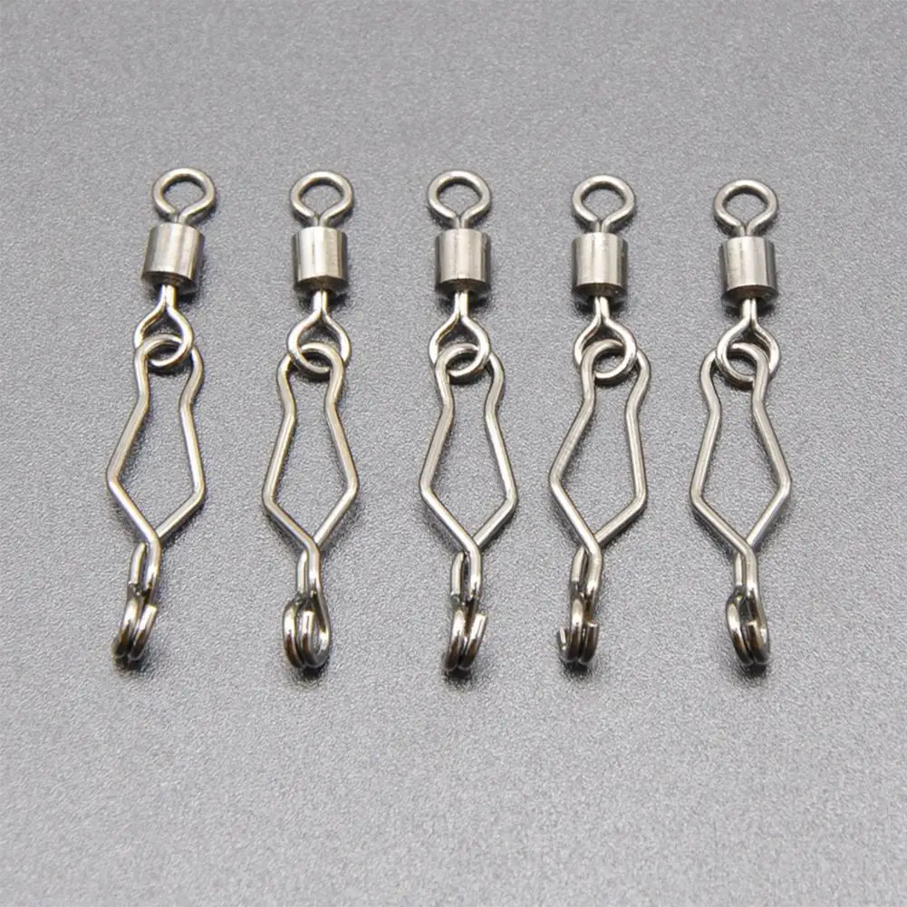 

Рыболовный крючок, Вертлюг, простая установка, соединитель крючка для приманки, Быстрый захват воды, крепкий прочный антикоррозийный Враща...