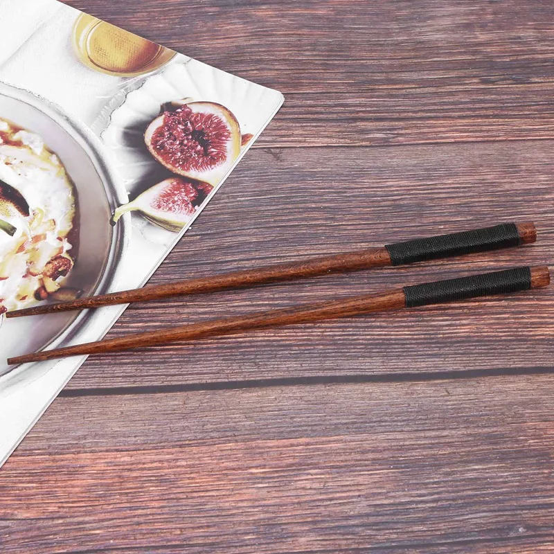 1 пара японских палочек для еды из натурального дерева фирменная упаковка